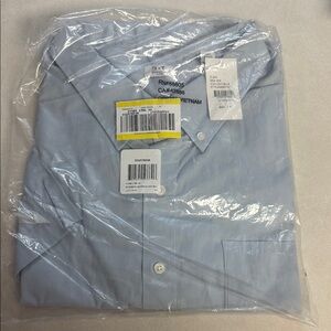 Essentials Sky Blue Casual Button Down Shirt